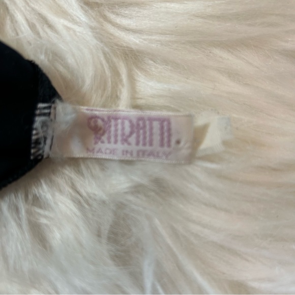 Ritratti Vintage Bodysuit Size 32- Small Black High End - Picture 4 of 8